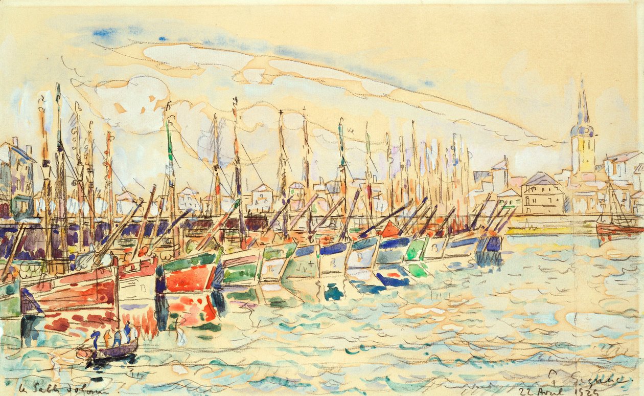 The Sands of Olonne, 1922 av Paul Signac