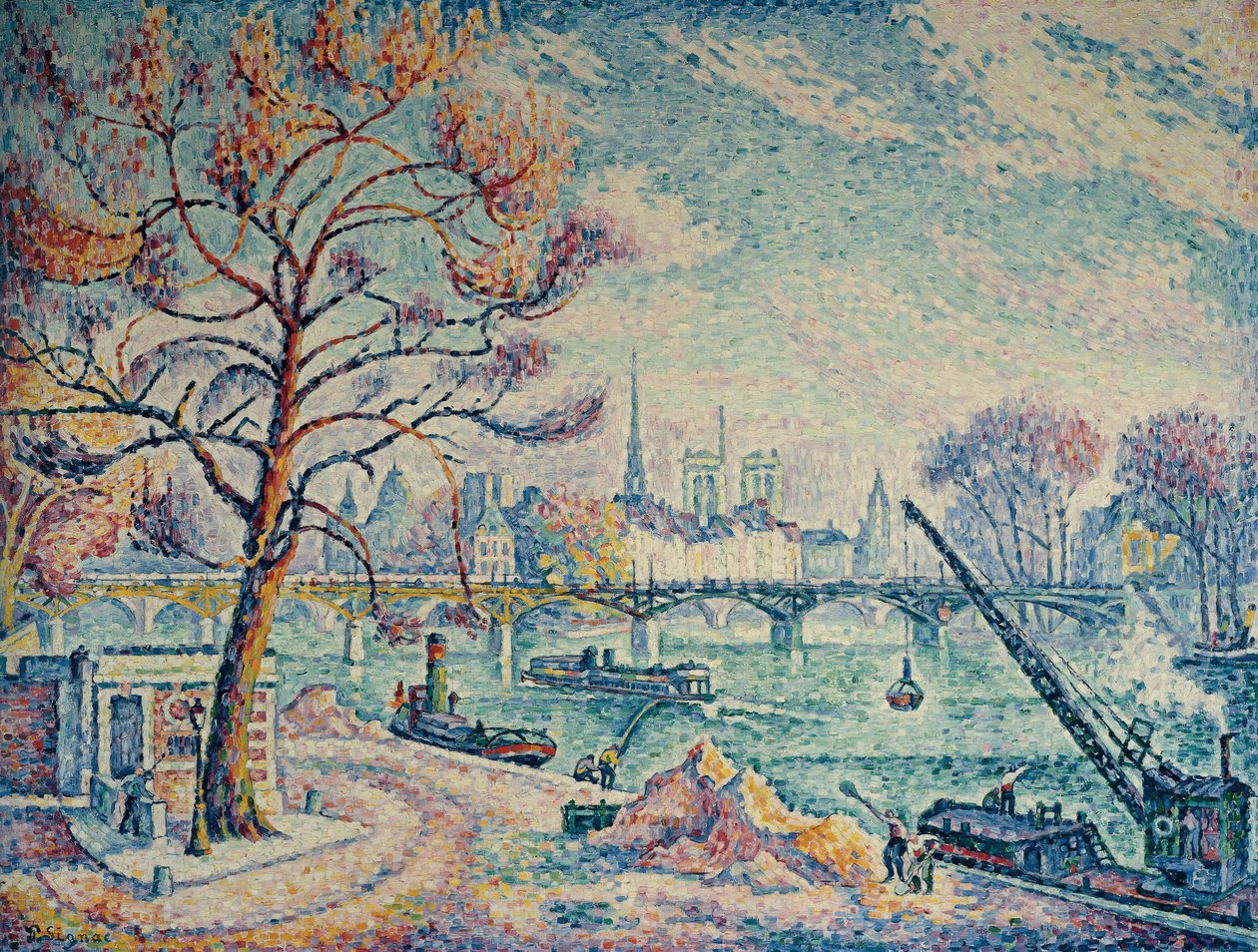 Pont des Arts av Paul Signac