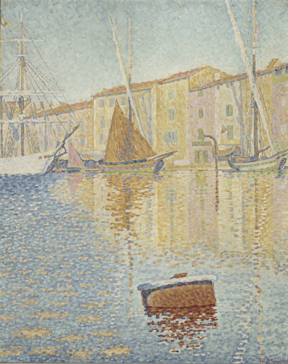 Rød bøye Den røde bøyen av Paul Signac