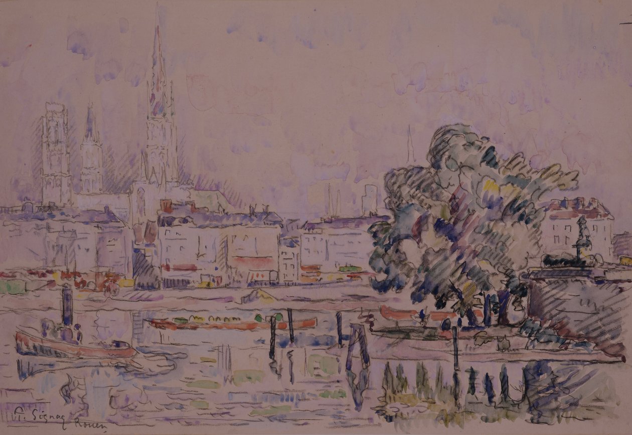 Rouen av Paul Signac