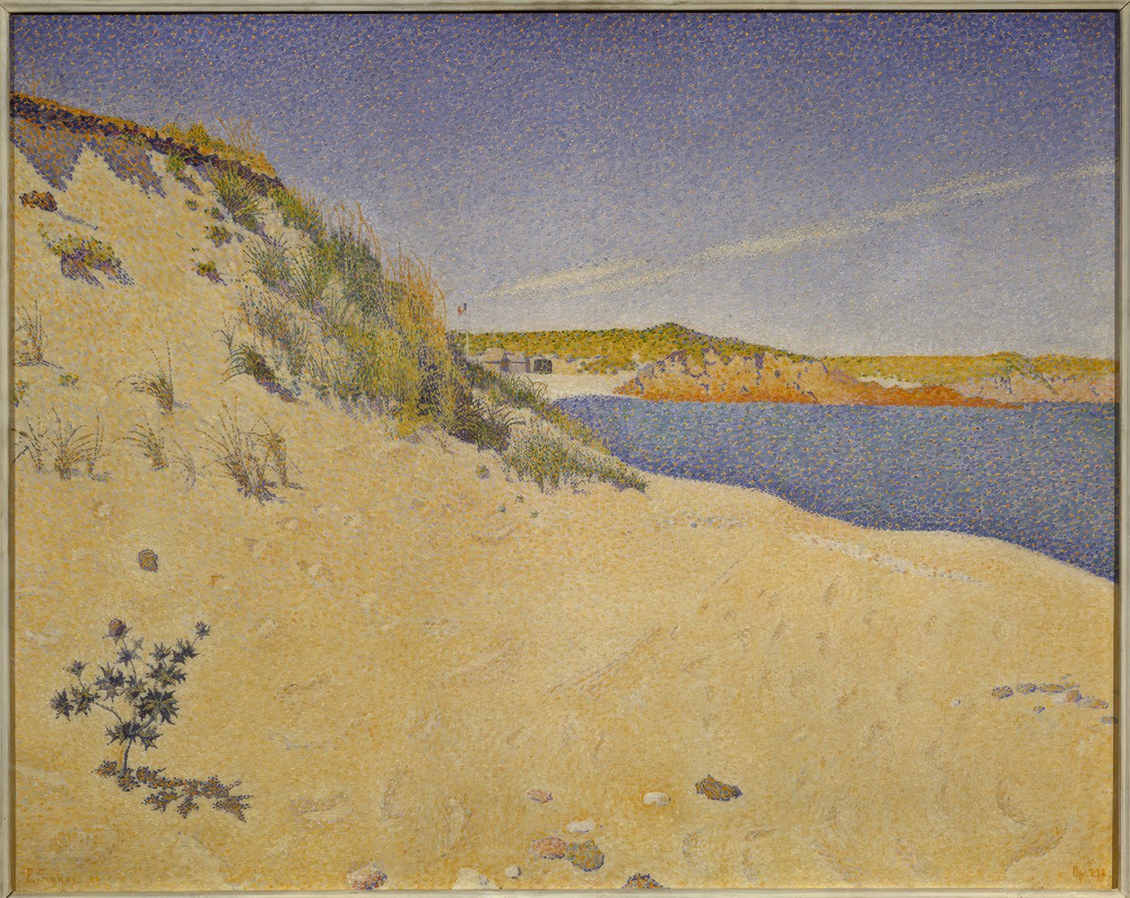 Sandkysten av Paul Signac