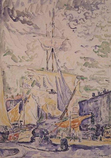st. Tropez av Paul Signac