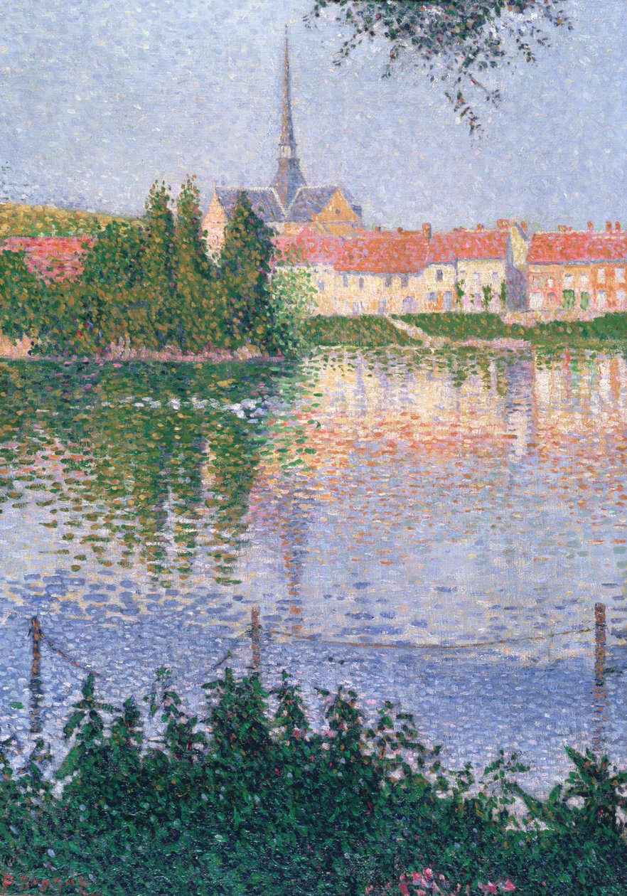 Øya ved Lucas nær Les Andelys av Paul Signac