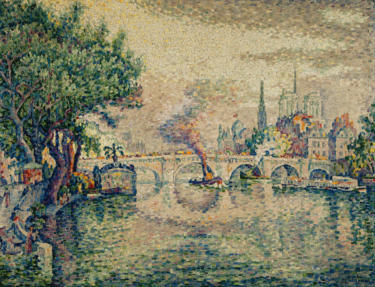 Pont Neuf av Paul Signac