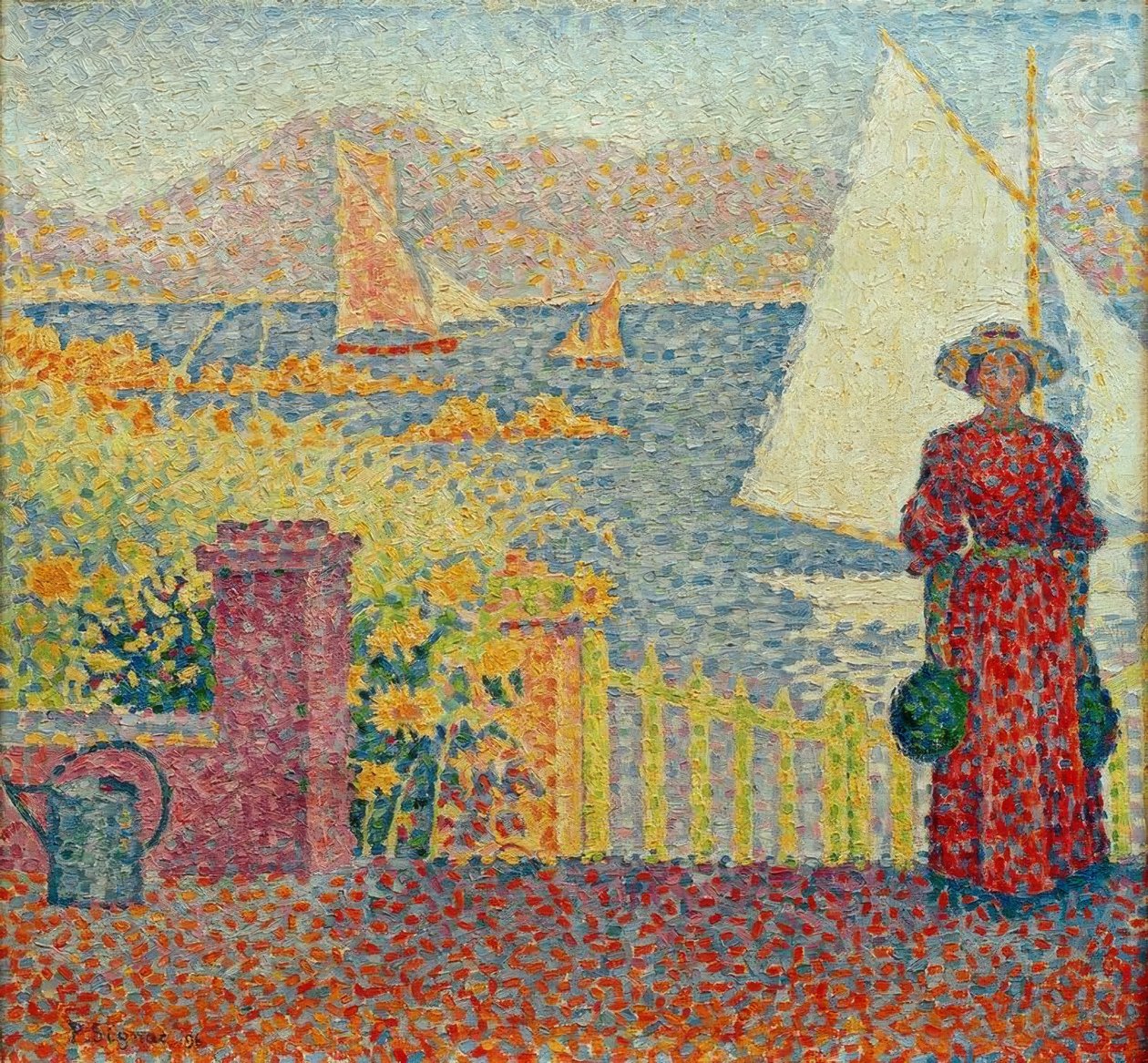 Tor i Saint-Tropez av Paul Signac