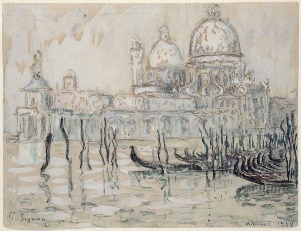 Venezia, 1908. av Paul Signac