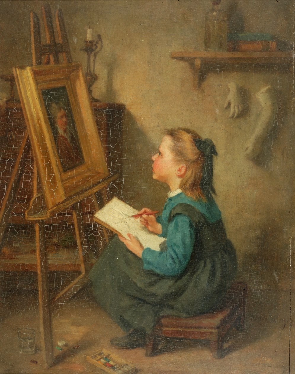 En ung kunstner (olje på lerret) av Paul Soyer