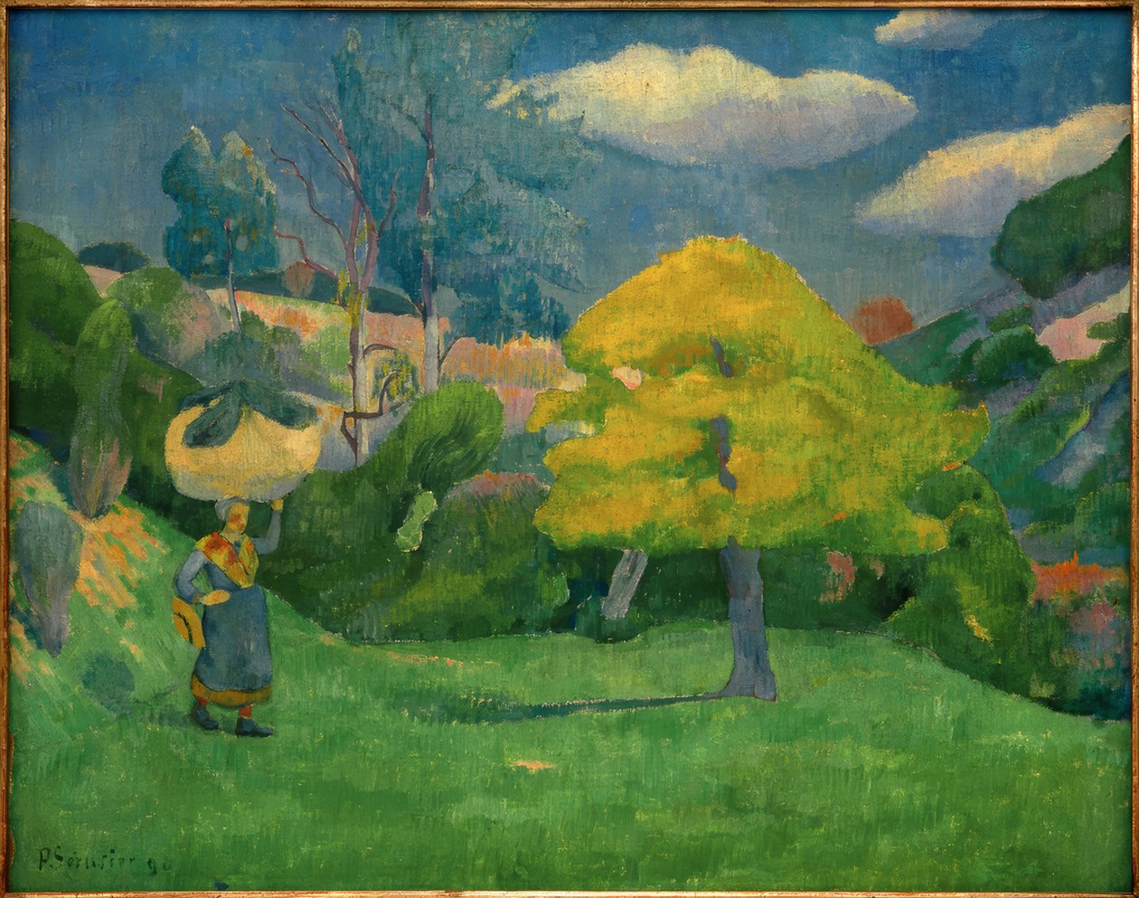 Breton går ned til vaskehuset av Paul Sérusier