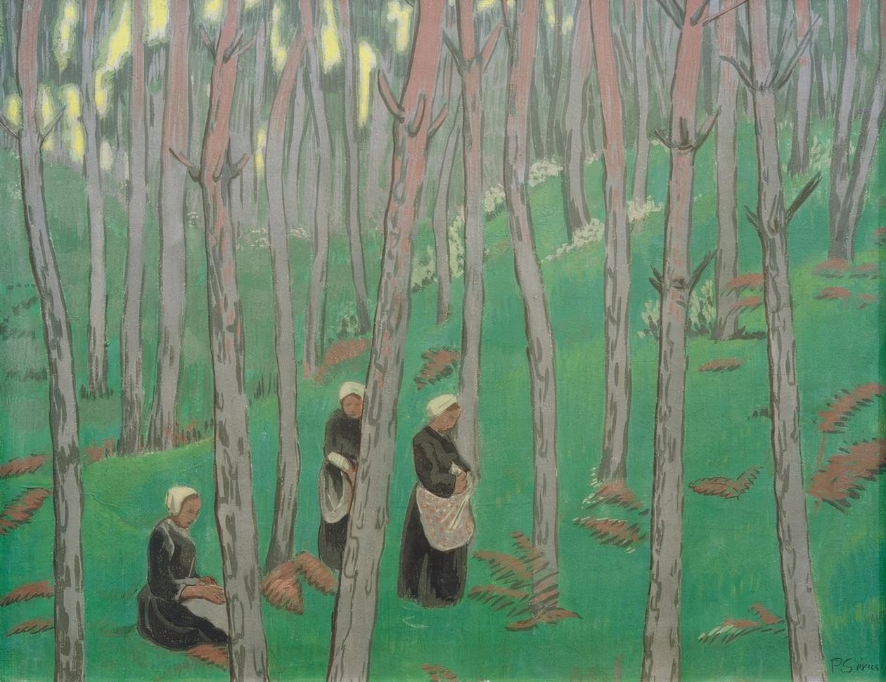 Soppsamlere i skogen av Paul Sérusier