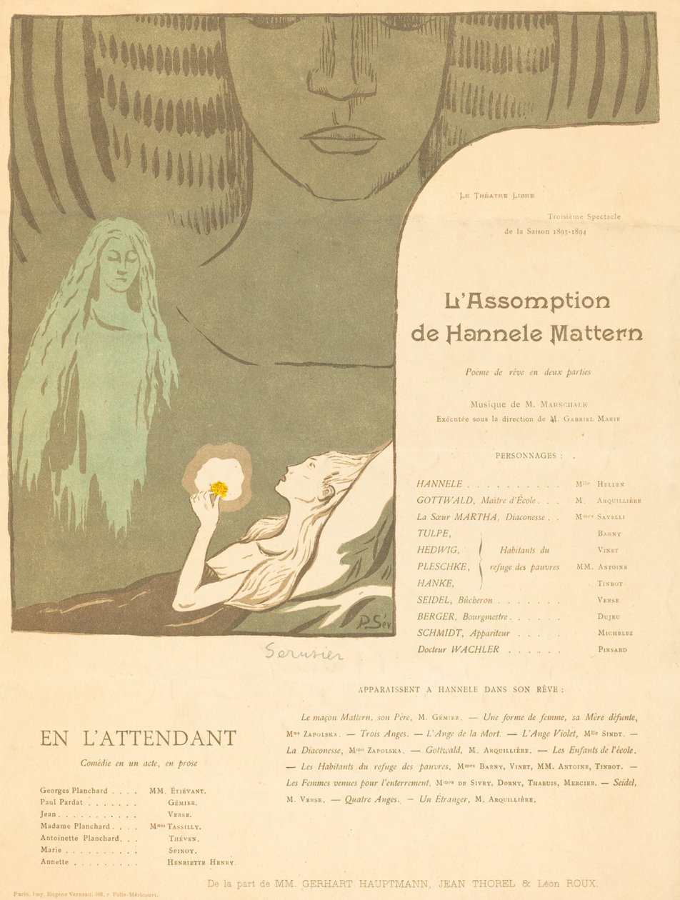 The Assumption av Hannele Mattern; I mellomtiden av Paul Sérusier