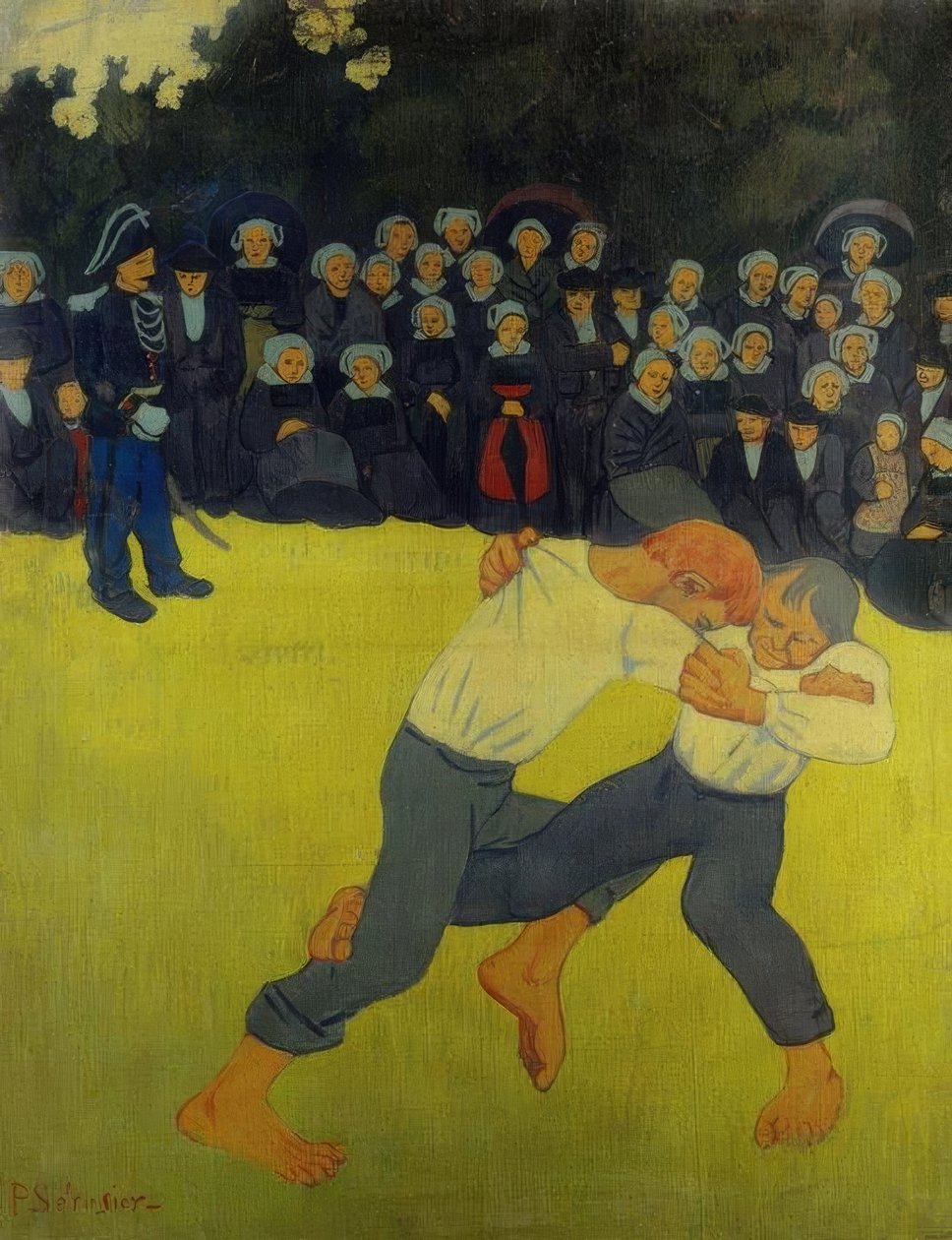 Bretonsk bryting av Paul Sérusier