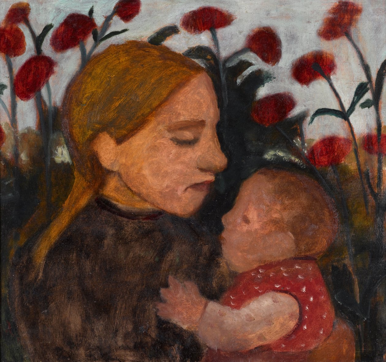 Jente med barn av Paula Modersohn Becker