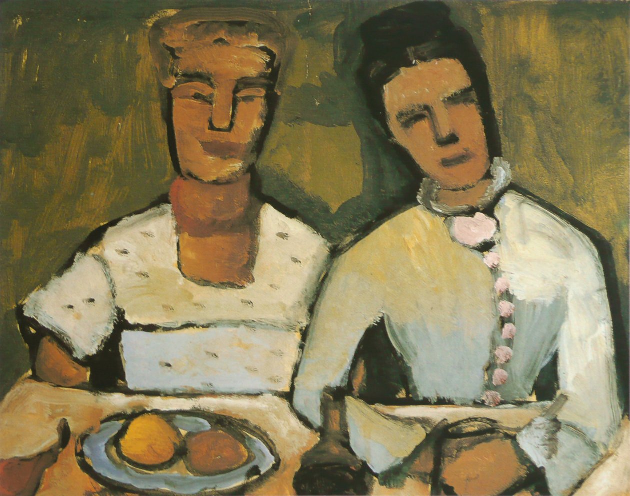 Lee Hoetger og søsteren hans av Paula Modersohn Becker