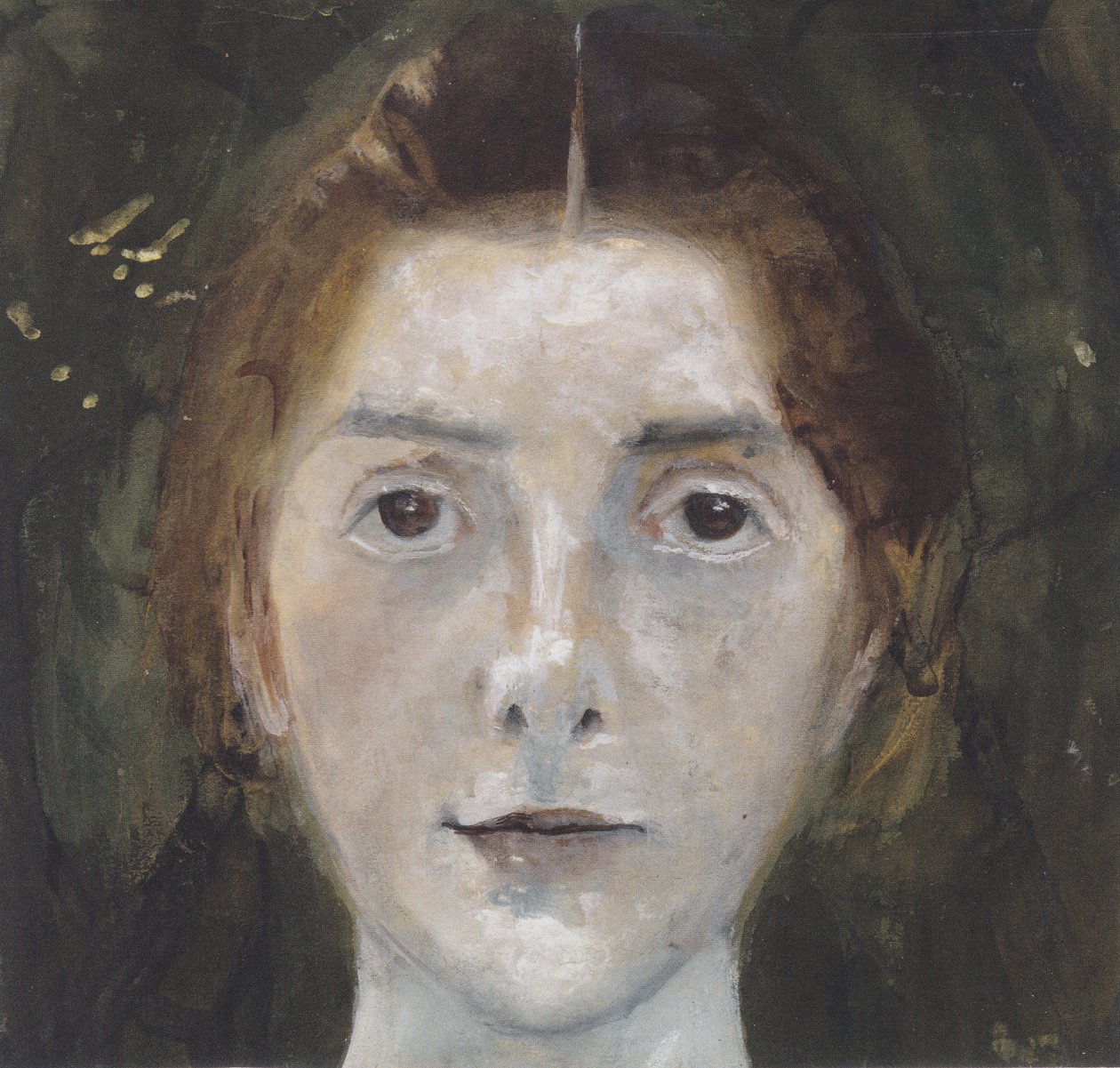 Selvportrett, frontalt av Paula Modersohn Becker