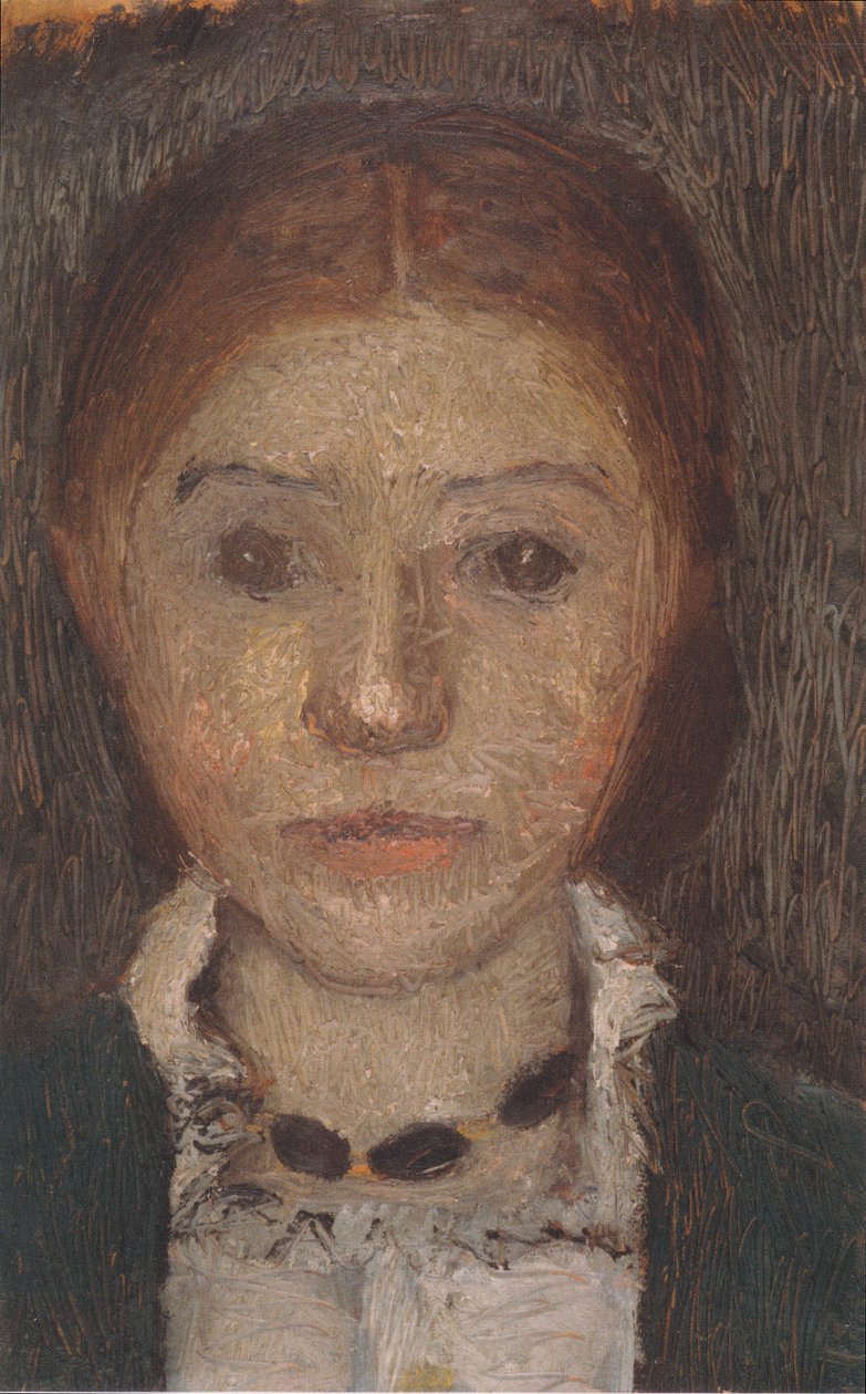 Selvportrett med kjede av Paula Modersohn Becker