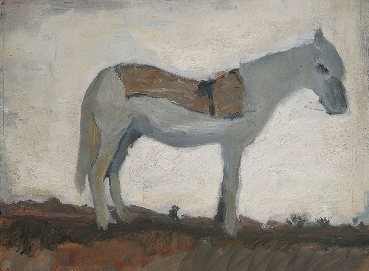 Esel. Rundt 1902 av Paula Modersohn Becker