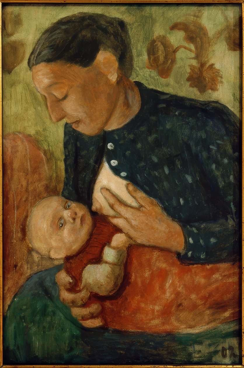 Ammende mor av Paula Modersohn Becker