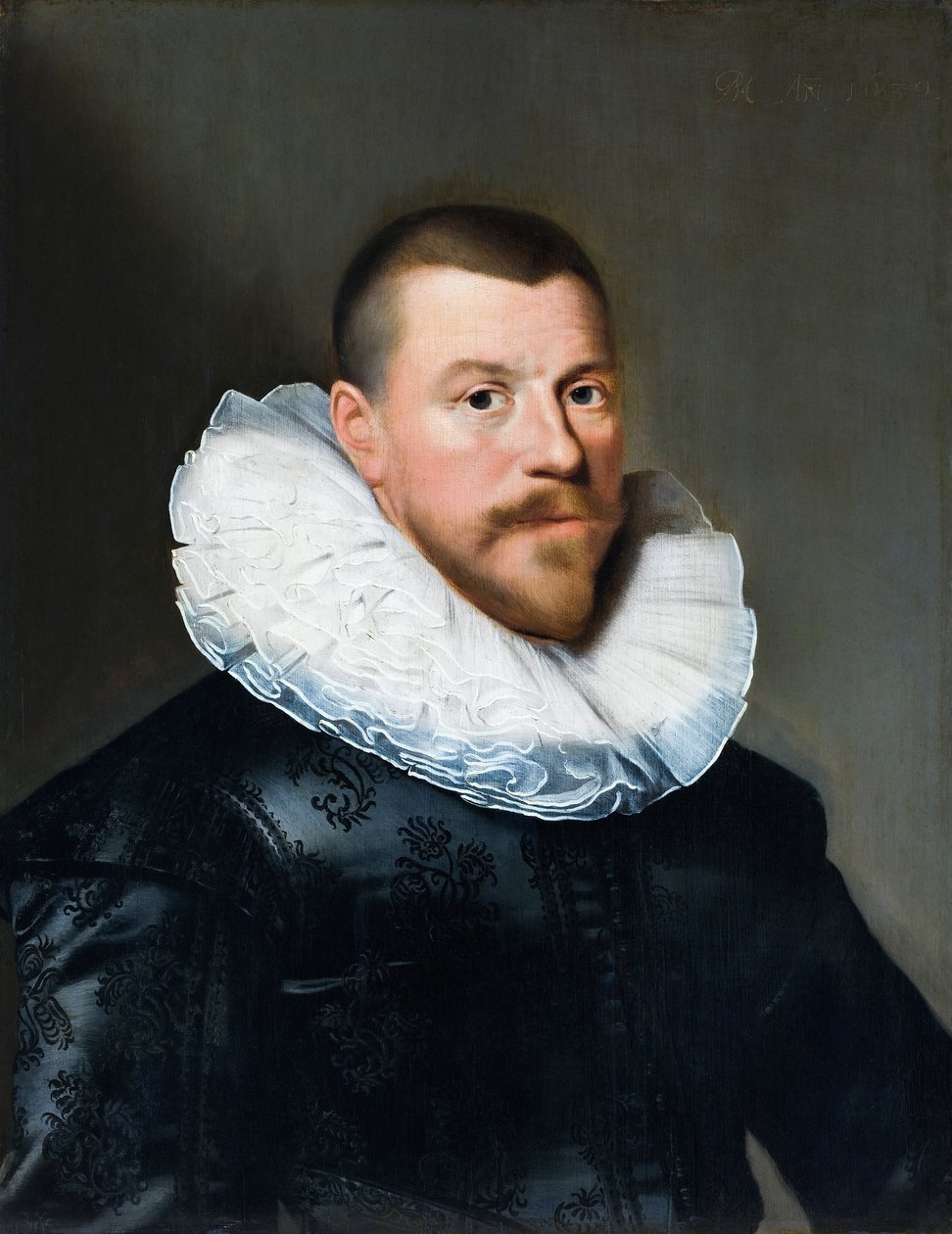 Portrett av en middelaldrende mann av Paulus Moreelse