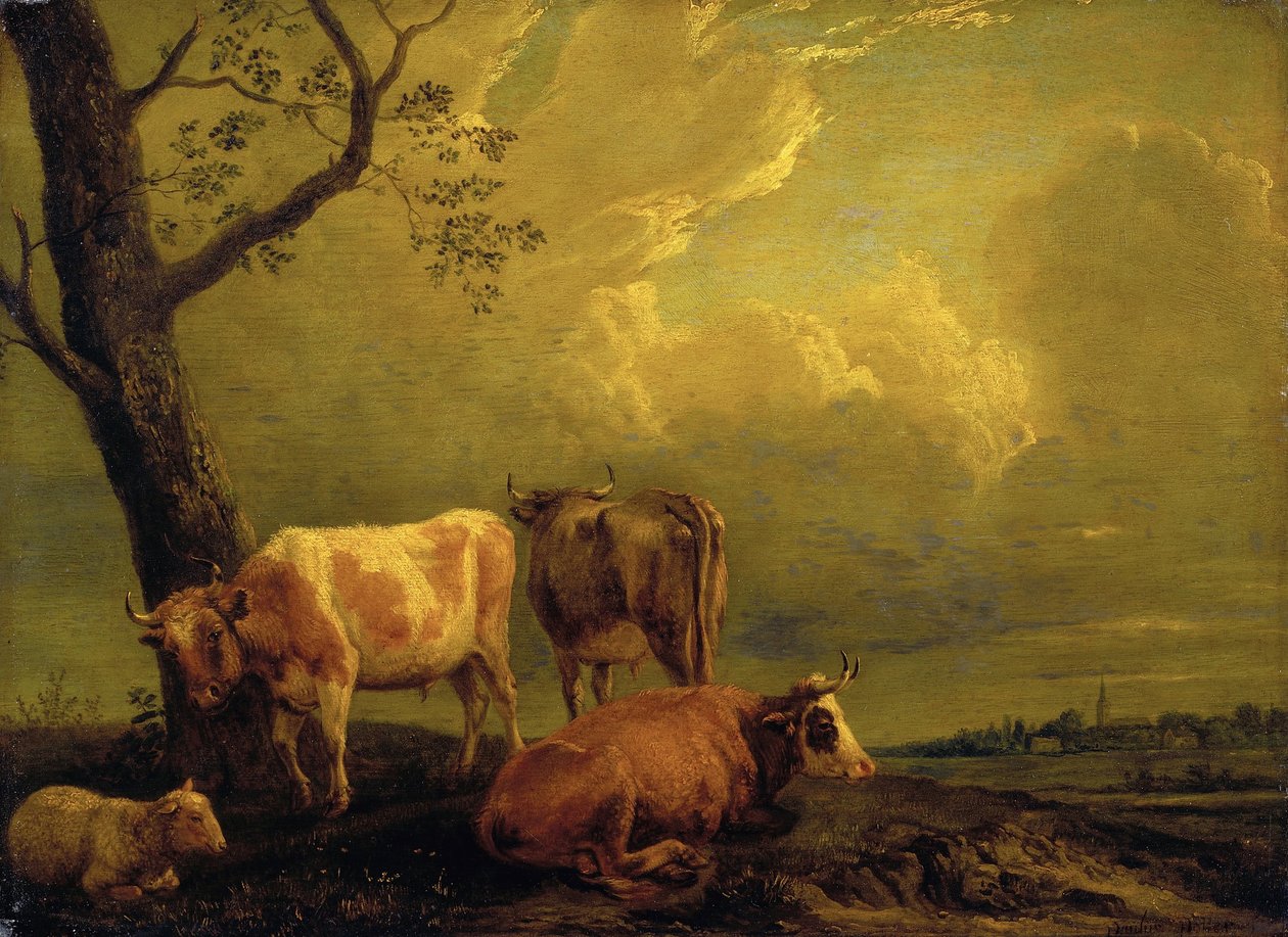 Storfe og sauer av Paulus Potter