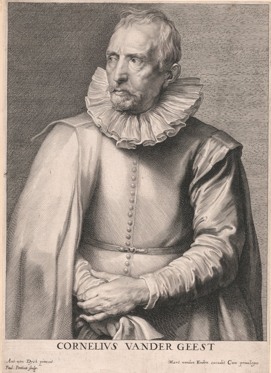 Cornelius van der Geest av Paulus Pontius