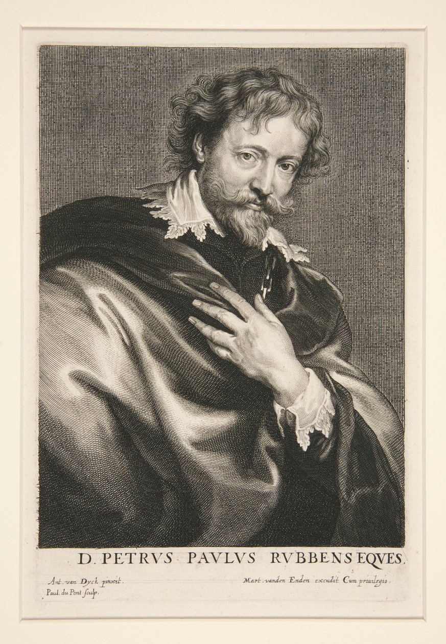 Peter Paul Rubens (1577-1640) av Paulus Pontius
