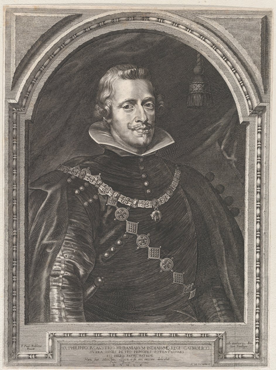 Portrett av Filip IV, 1630., 1630. av Paulus Pontius