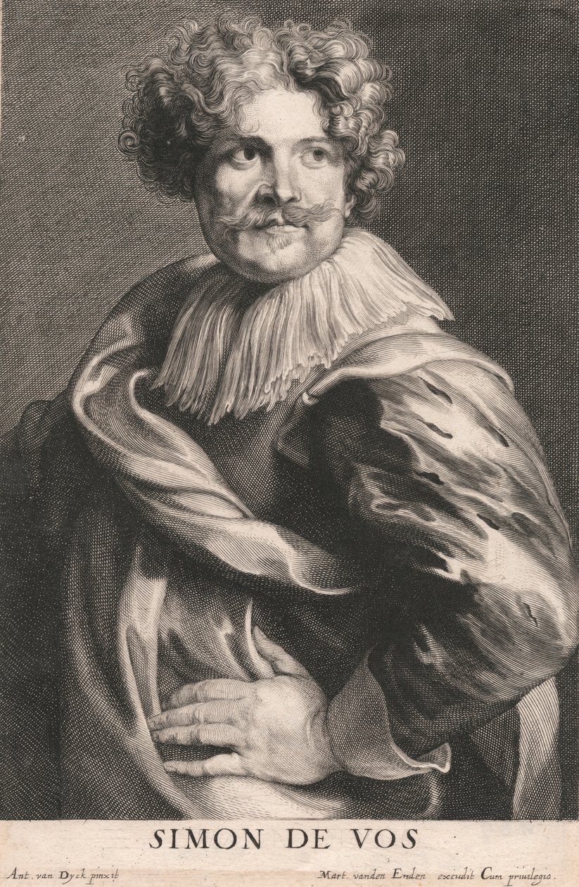Simon de Vos av Paulus Pontius