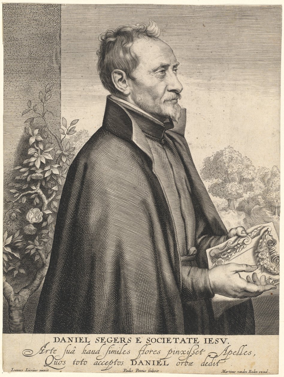 Daniel Segers, jesuittprest av Paulus Pontius after Jan Lievens
