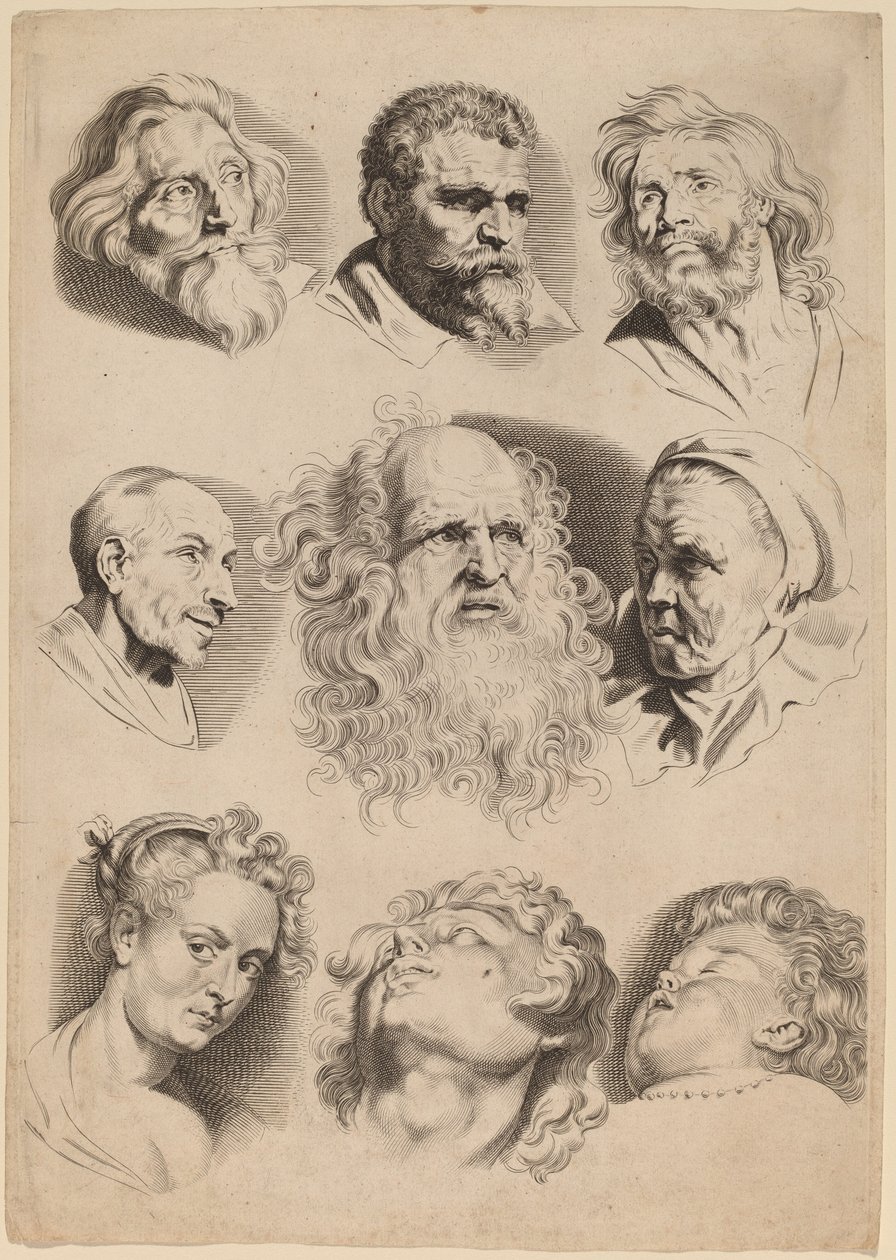 Ni hoder av Paulus Pontius after Sir Peter Paul Rubens