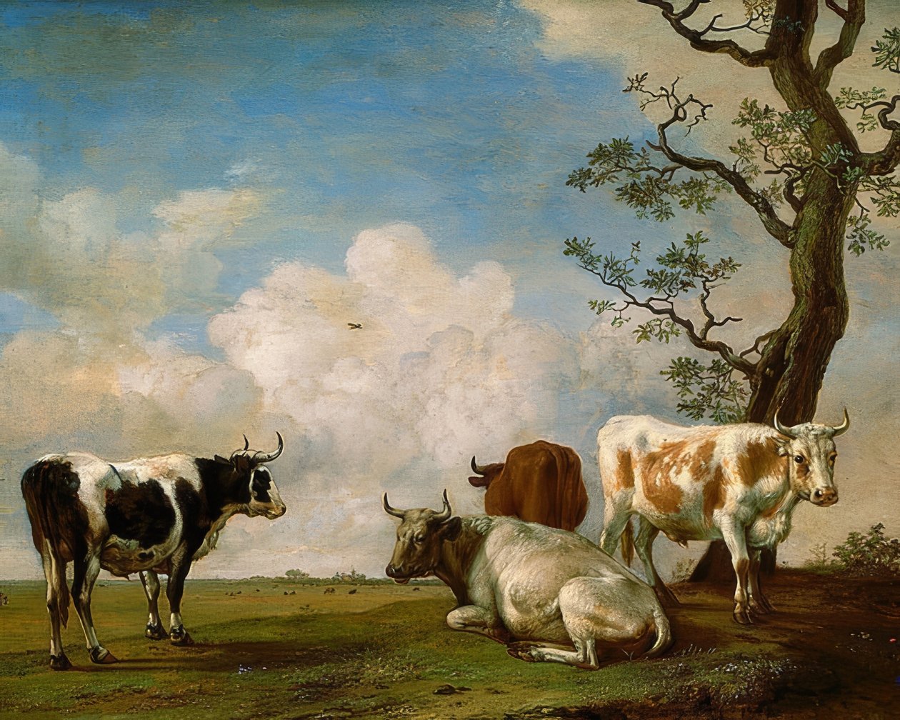 Fire politimenn av Paulus Potter