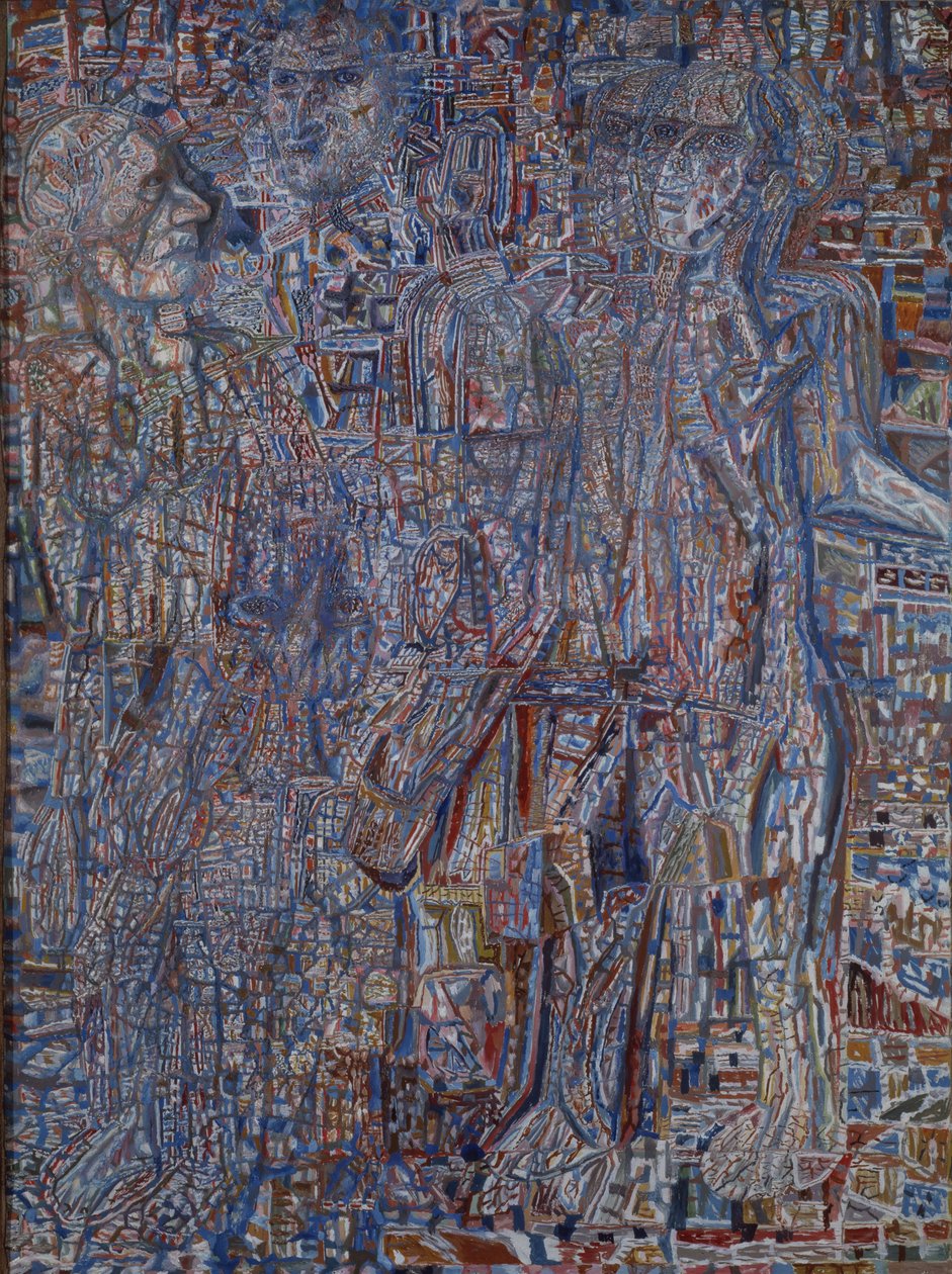 Folk, 1930 av Pavel Nikolayevich Filonov