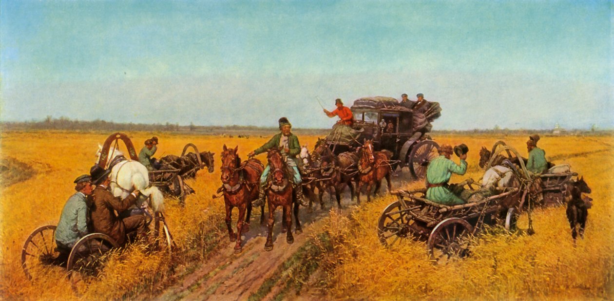 Besøker bispedømmet, 1885, 1965. av Pavel Osipovich Kovalevsky