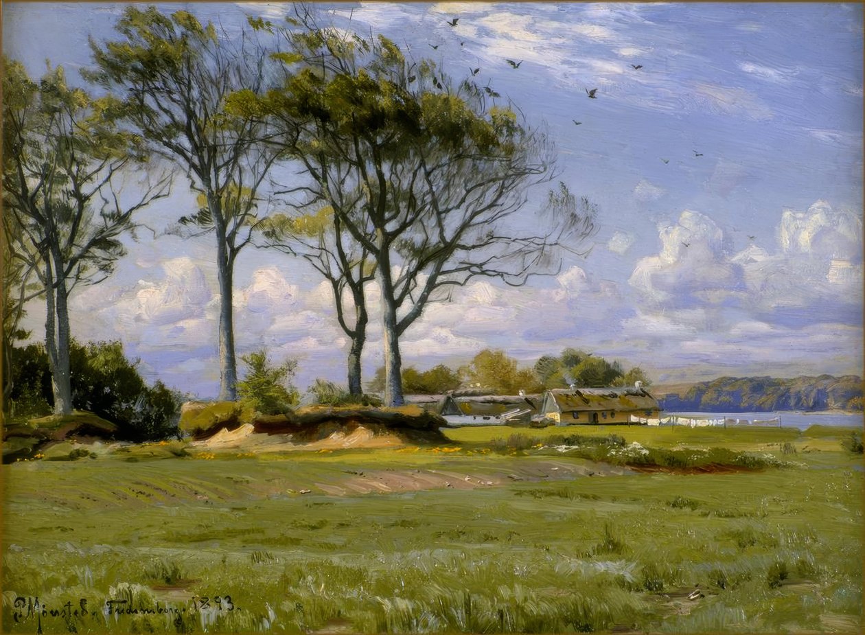 Vårlandskap av Peder Monsted