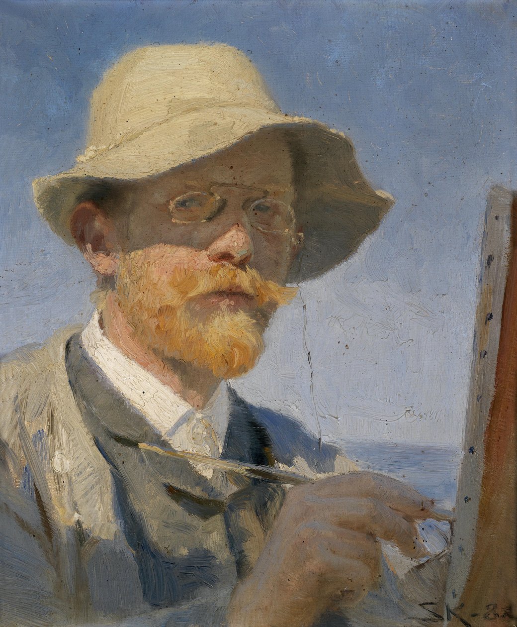 Selvportrett av Peder Severin Krøyer