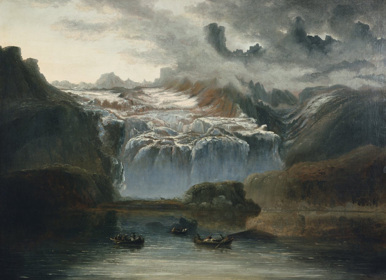 Jostedals glacier (oil on canvas) av Peder Balke