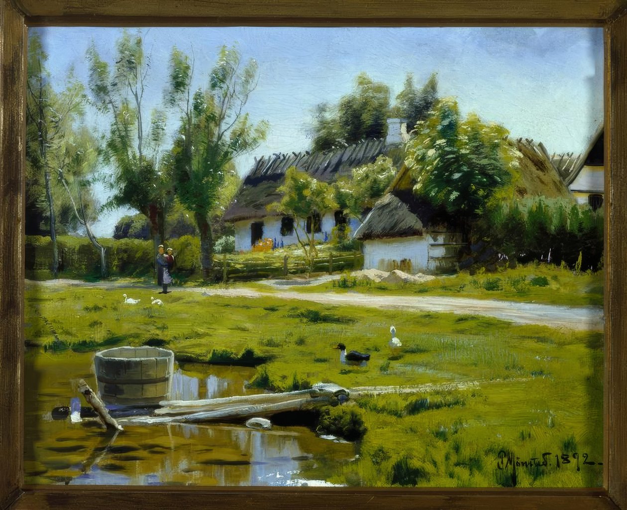 Landidylle av Peder Monsted