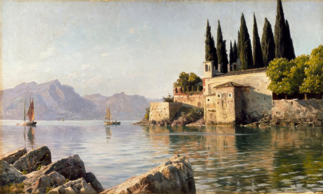 Punta San Vigilio av Peder Monsted