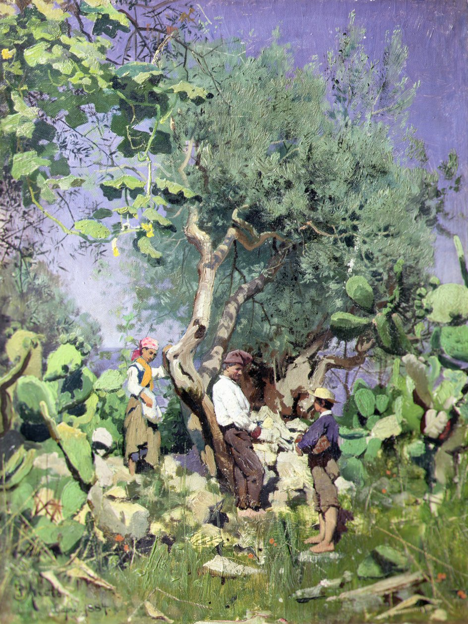 Olivenhøsten av Peder Monsted
