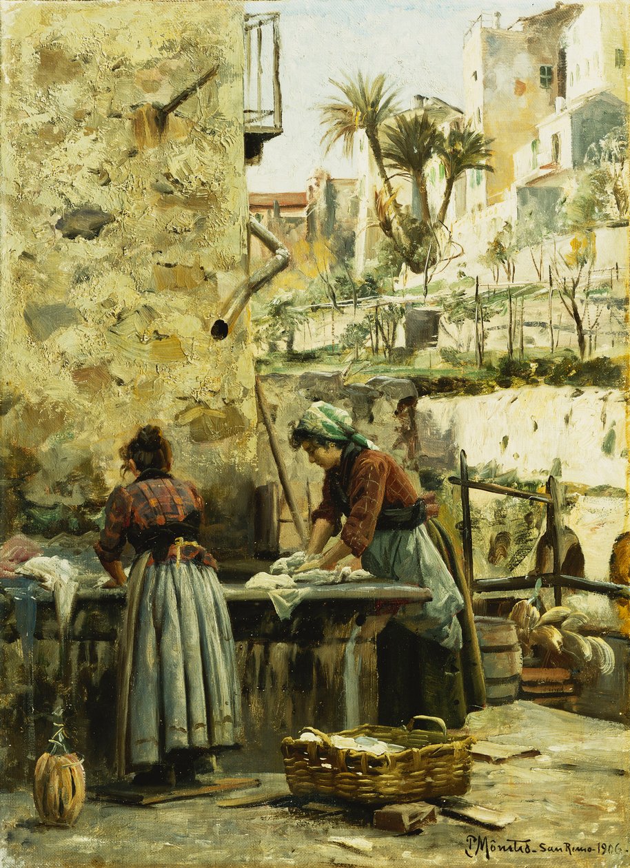 Vaskekvinnene av Peder Monsted