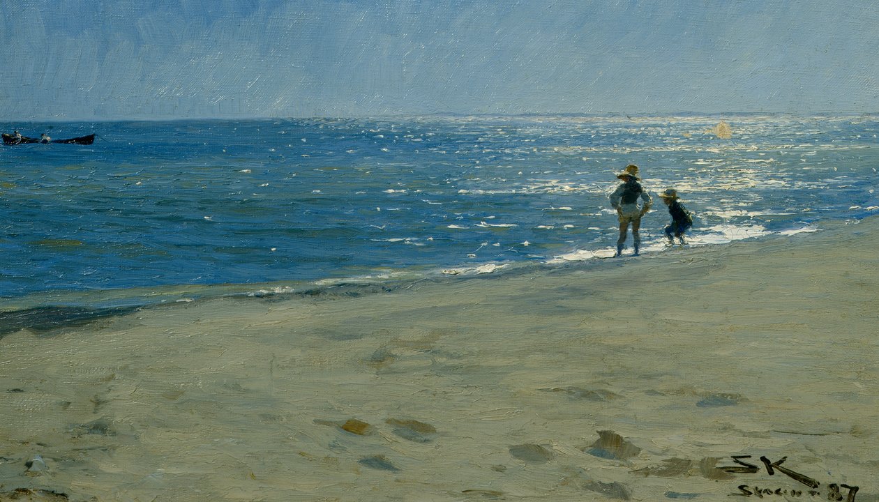 Solglitter over havet, Skagen av Peder Severin Krøyer