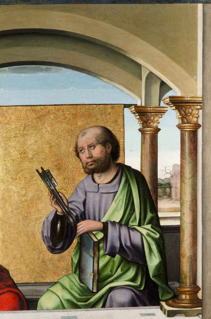 Sankt Peter, ca. 1495 (olje og bladgull på panel) av Pedro Berruguete