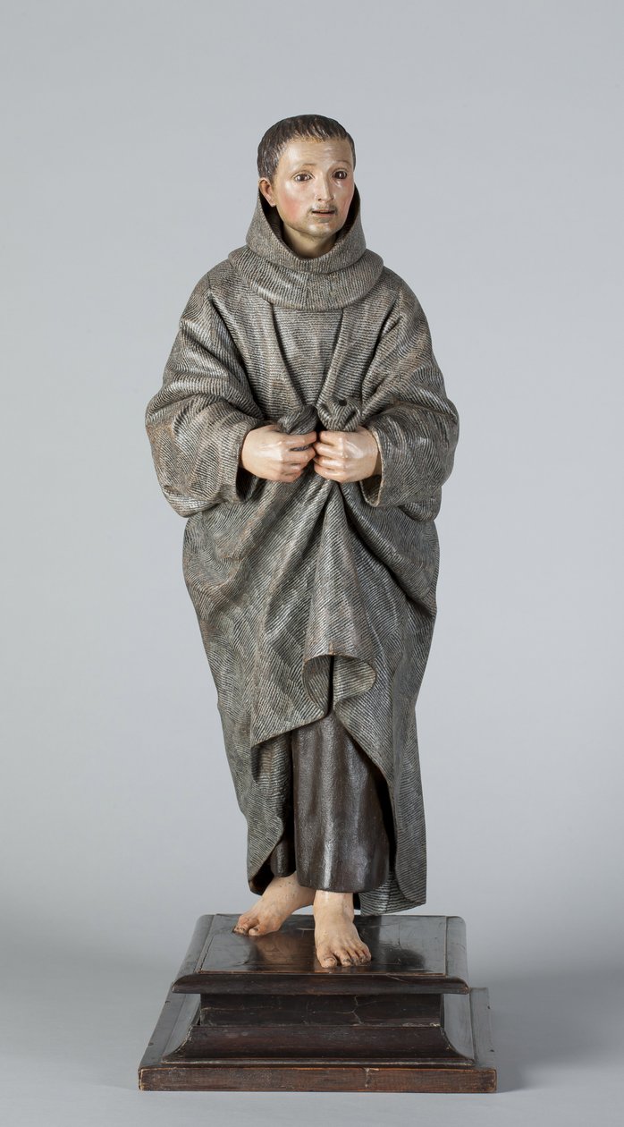 San Diego of Alcala, ca. 1665-70 (polykromt tre) av Pedro de Mena