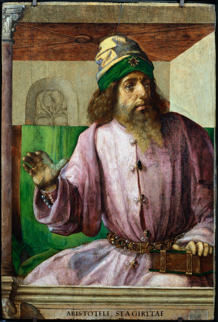 Aristoteles, antikkens gresk filosof og vitenskapsmann, c1470-c1504 av Pedro Berruguete