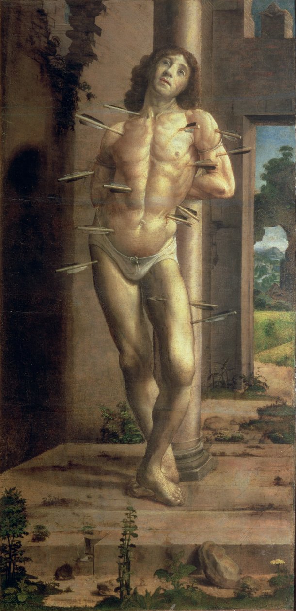 St. Sebastian (panel) av Pedro Berruguete