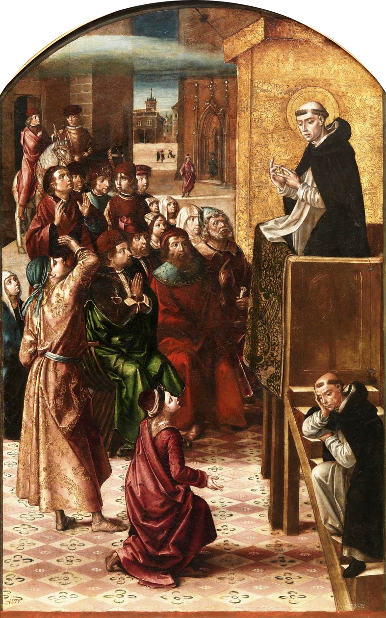 The Miracle of the Cloud, ca. 1495 av Pedro Berruguete