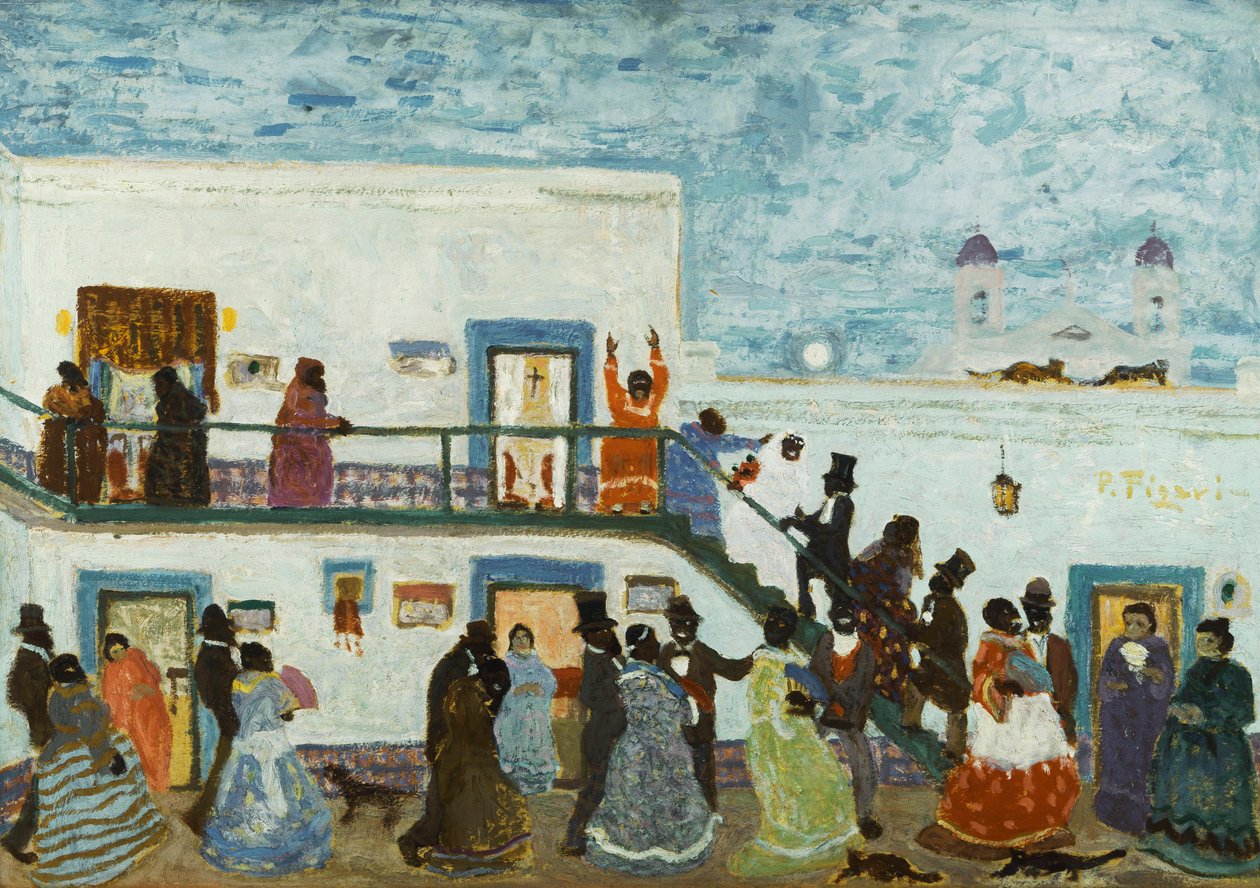 Ankomst til kirken; Ankommer fra kirken av Pedro Figari