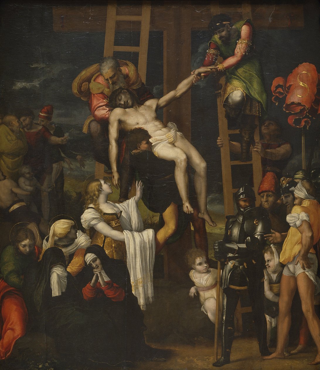 Nedstigningen fra korset, 1547 av Pedro Machuca