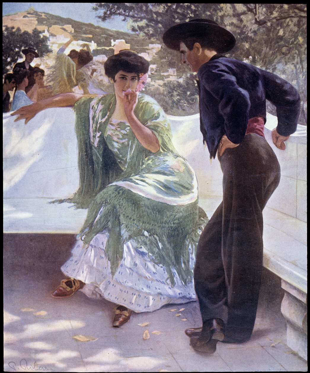 Spanske dansere (flamenco) av Pedro Ribera