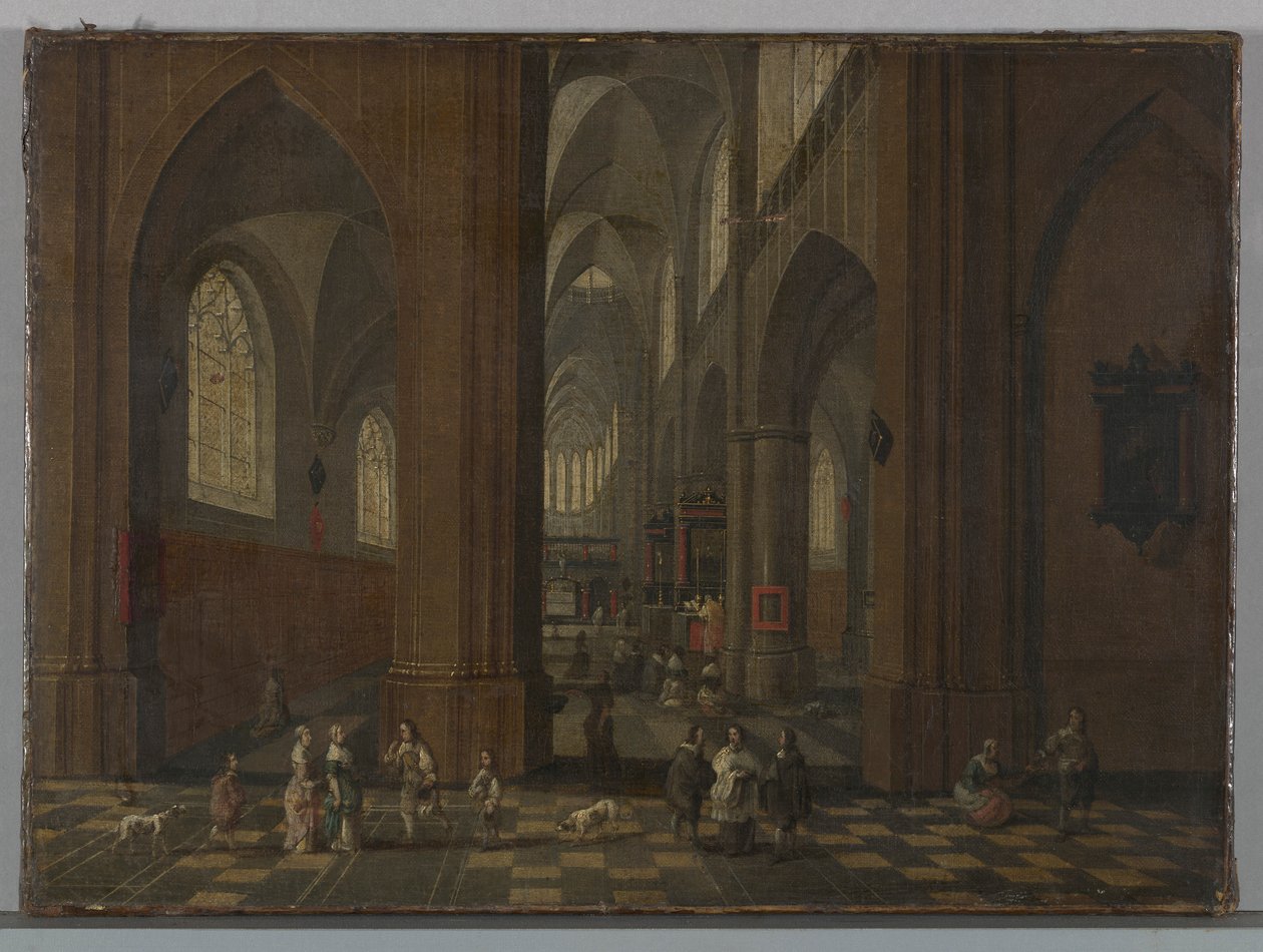 Kirkens interiør av Peeter Neeffs the Elder