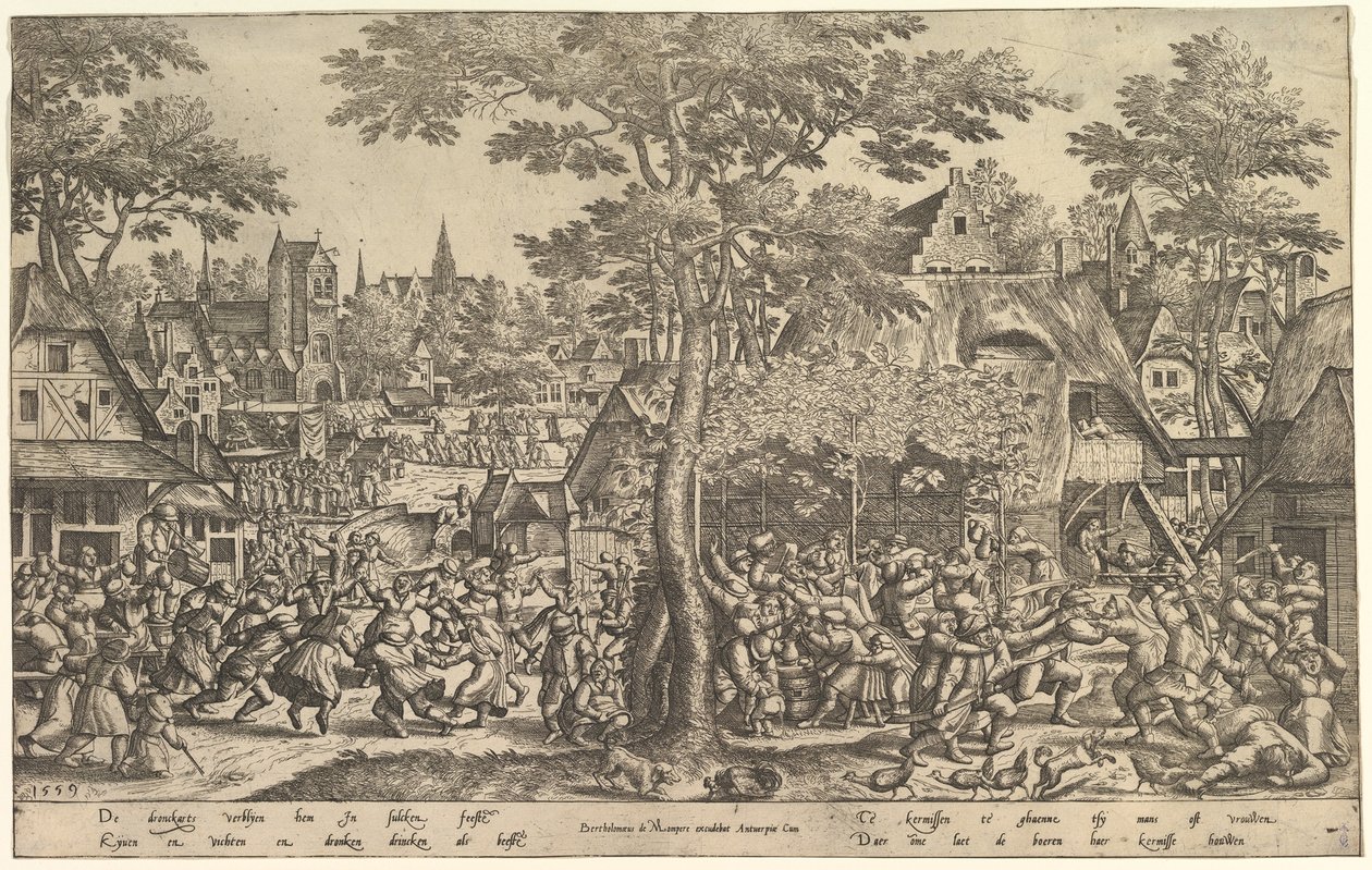 Bondemesse, 1559. av Peeter van der Borcht
